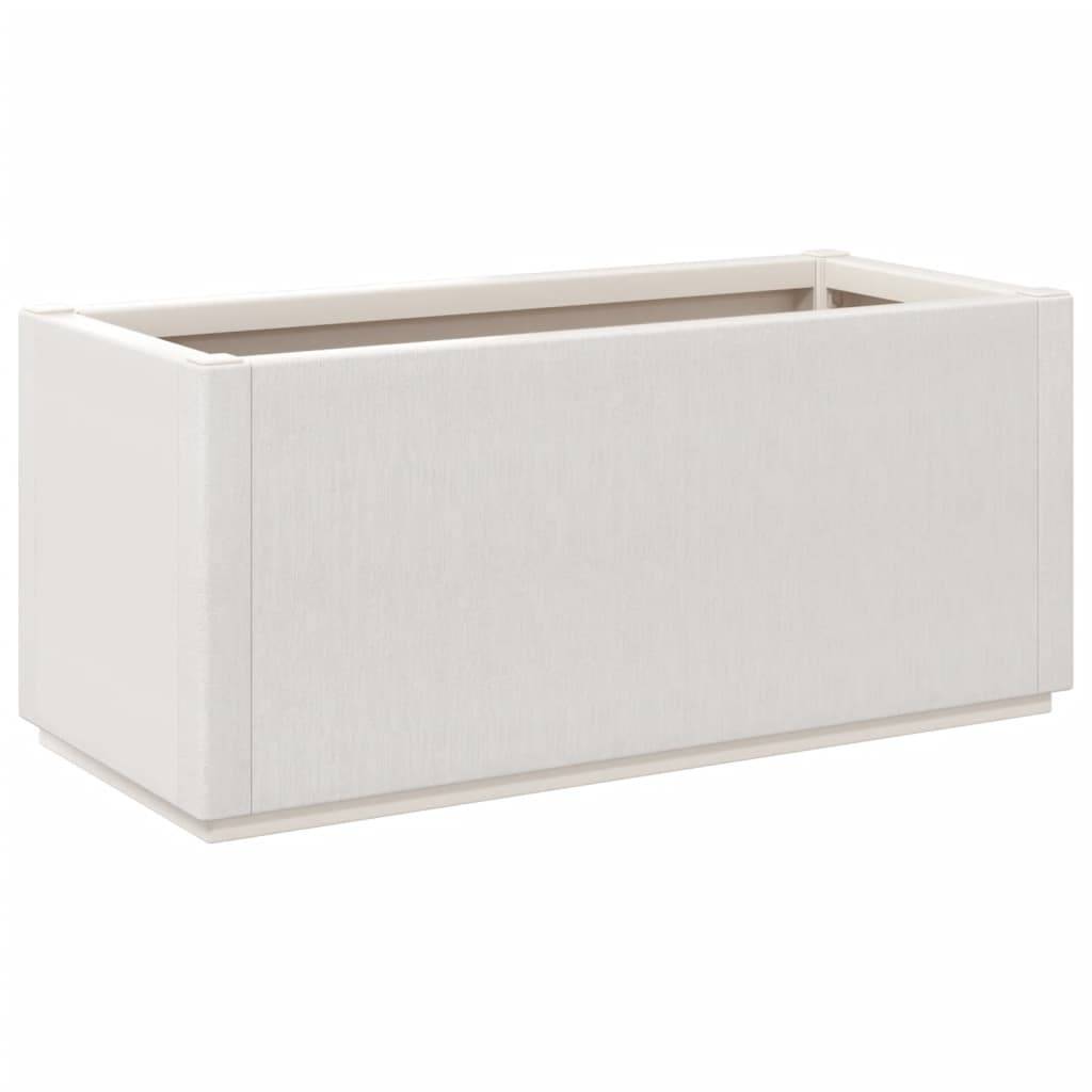 ComfortXL - Jardinière rectangulaire en polypropylène pour extérieur 80L 80 cm Blanc – ComfortXL Outdoor Living - Image 6