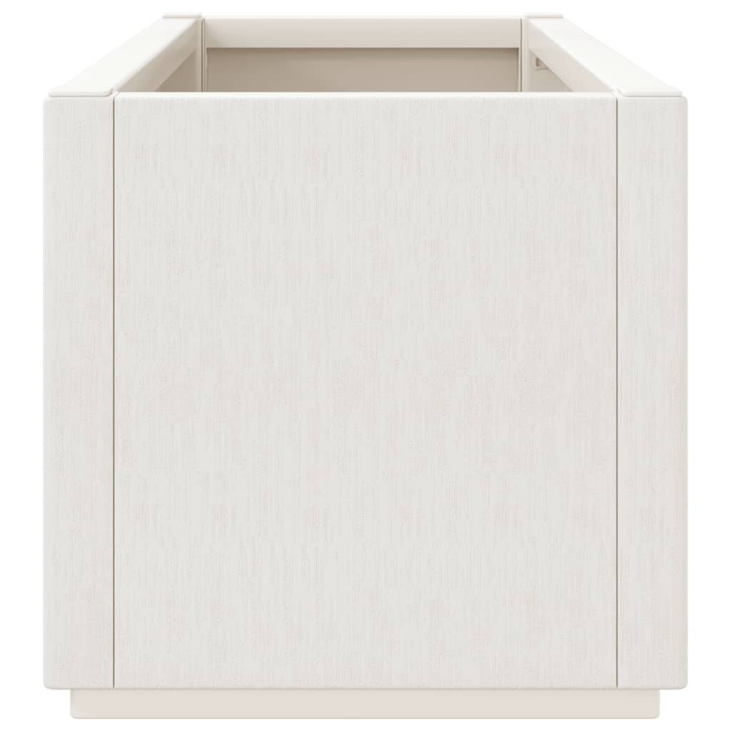 ComfortXL - Jardinière rectangulaire en polypropylène pour extérieur 80L 80 cm Blanc – ComfortXL Outdoor Living - Image 5