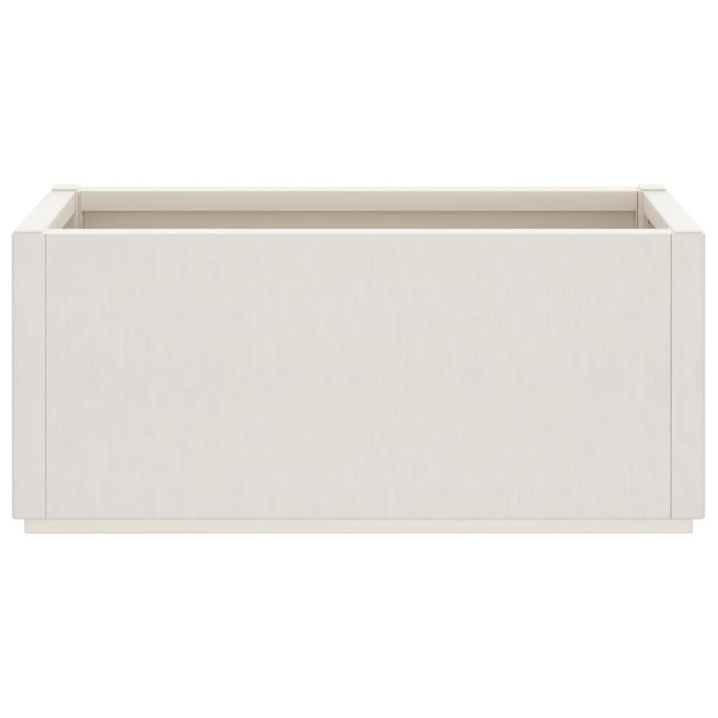 ComfortXL - Jardinière rectangulaire en polypropylène pour extérieur 80L 80 cm Blanc – ComfortXL Outdoor Living - Image 4