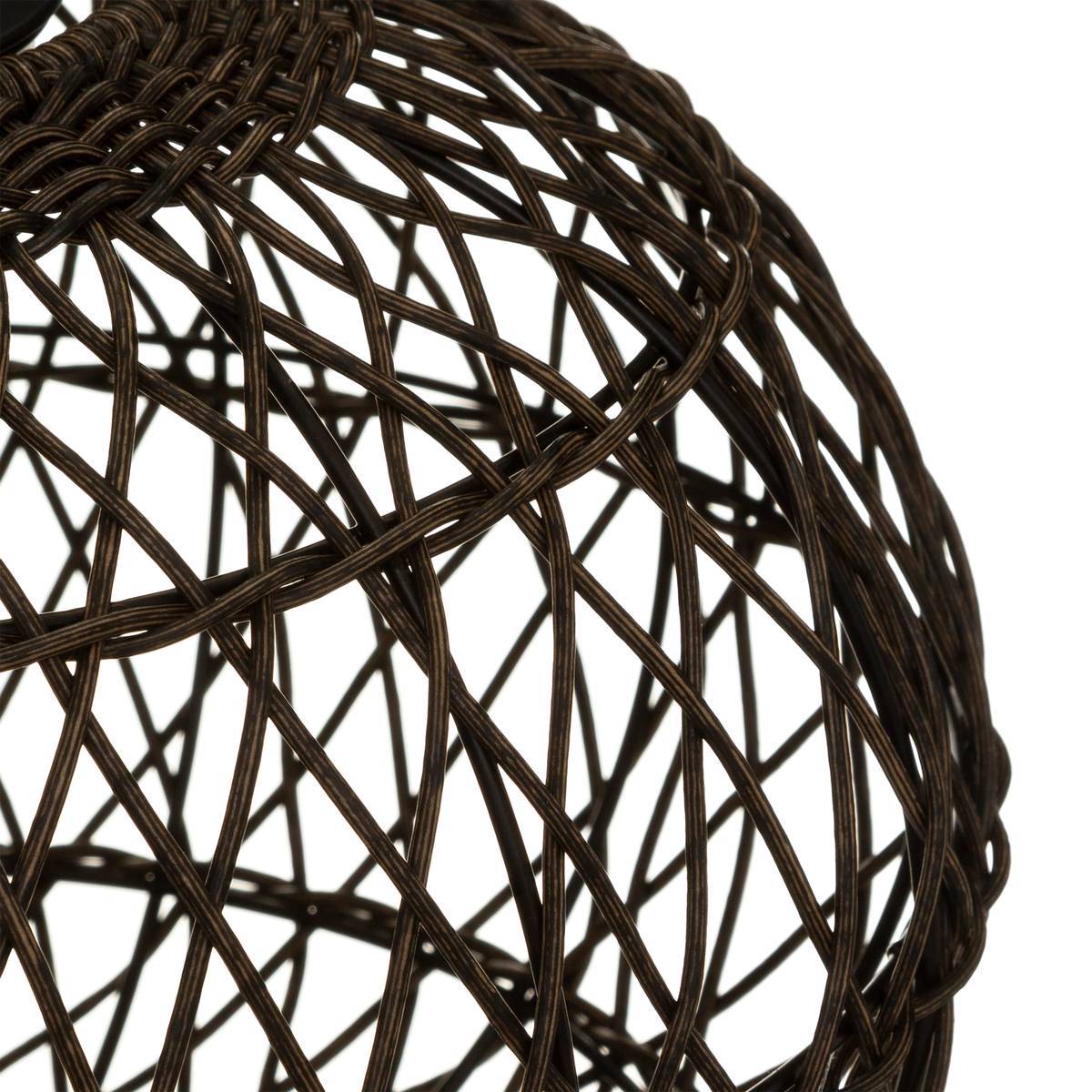 Atmosphera - Lampe solaire "Boule" noir D31cm - Atmosphera Créateur d'intérieur - Imagen 3