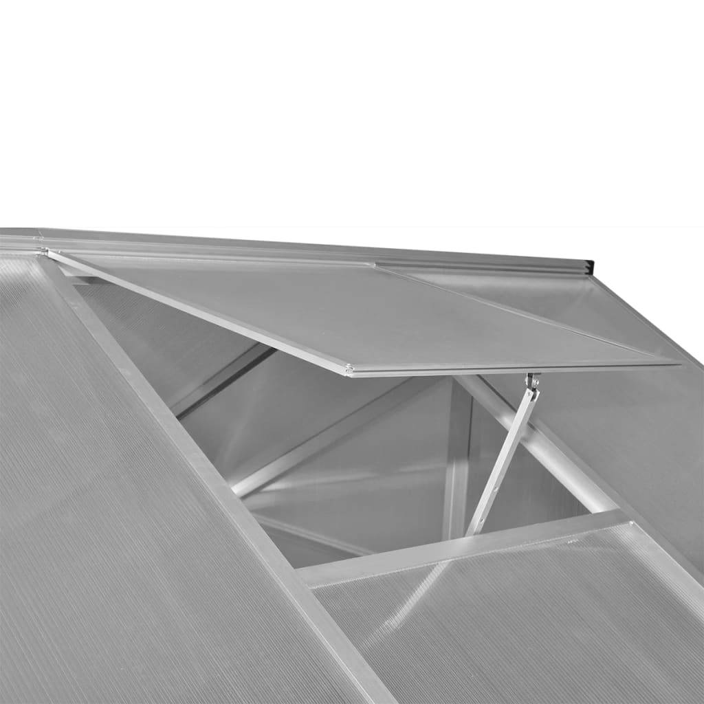 ComfortXL - Serre Jardin Aluminium Polycarbonate Protection Plantes 3,46m² Transparente - ComfortXL Outdoor Living - Image 6