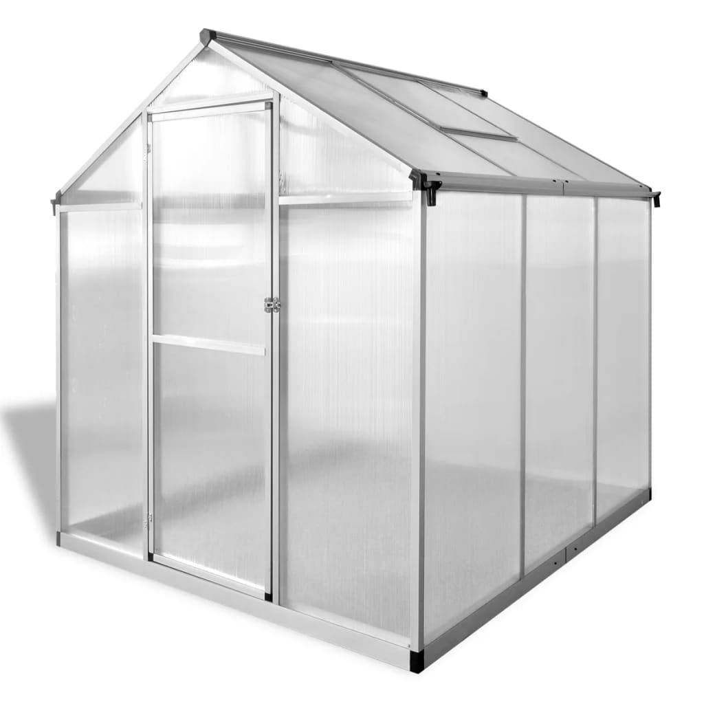 ComfortXL - Serre Jardin Aluminium Polycarbonate Protection Plantes 3,46m² Transparente - ComfortXL Outdoor Living - Image 2