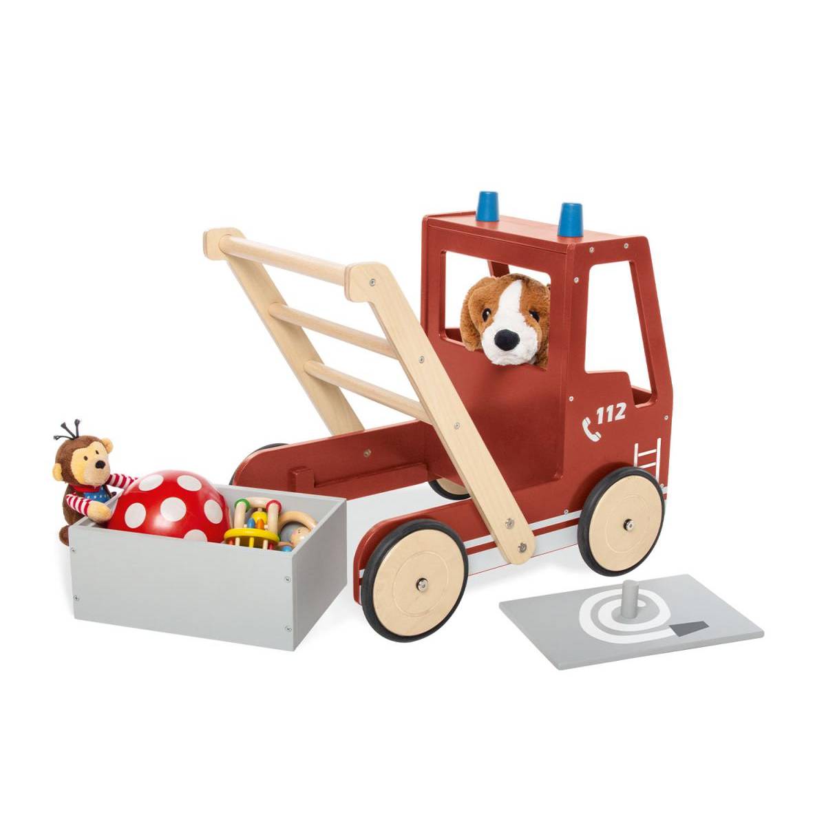 Chariot de Marche Feuerwehrauto Fred - Jouet Éducatif pour Bébé - Image 3