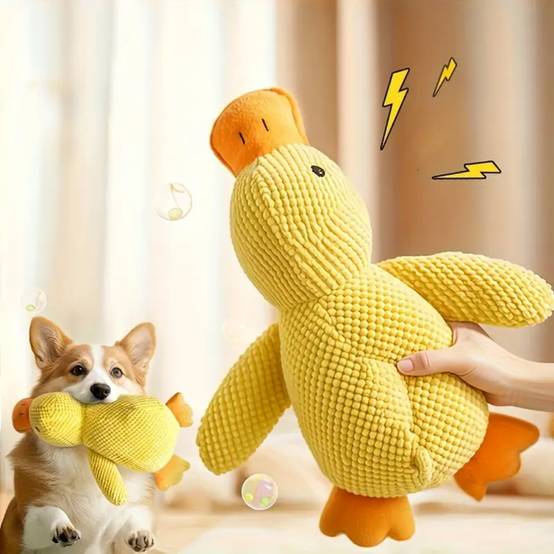 IntiMeg - Jouet pour chien Canard jaune endormi IntiMeg - Image 4