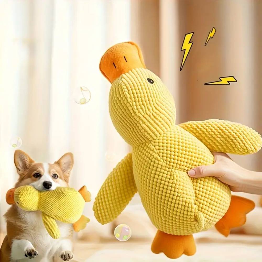 IntiMeg - Jouet pour chien Canard jaune endormi IntiMeg - Image 4