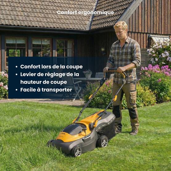 Stiga - Tondeuse Collector 140e Kit, panier 40L, 2 batteries 20V (4Ah), max. 350m² - STIGA - Image 5