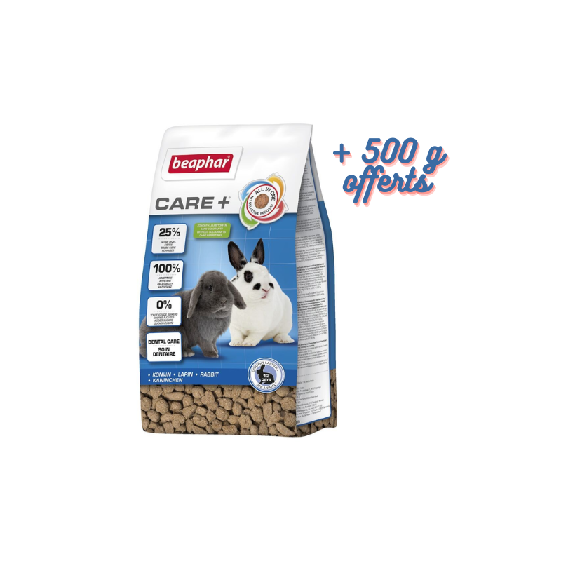 Aliment lapin - Care + - Beaphar 1.5 kg - Image 2