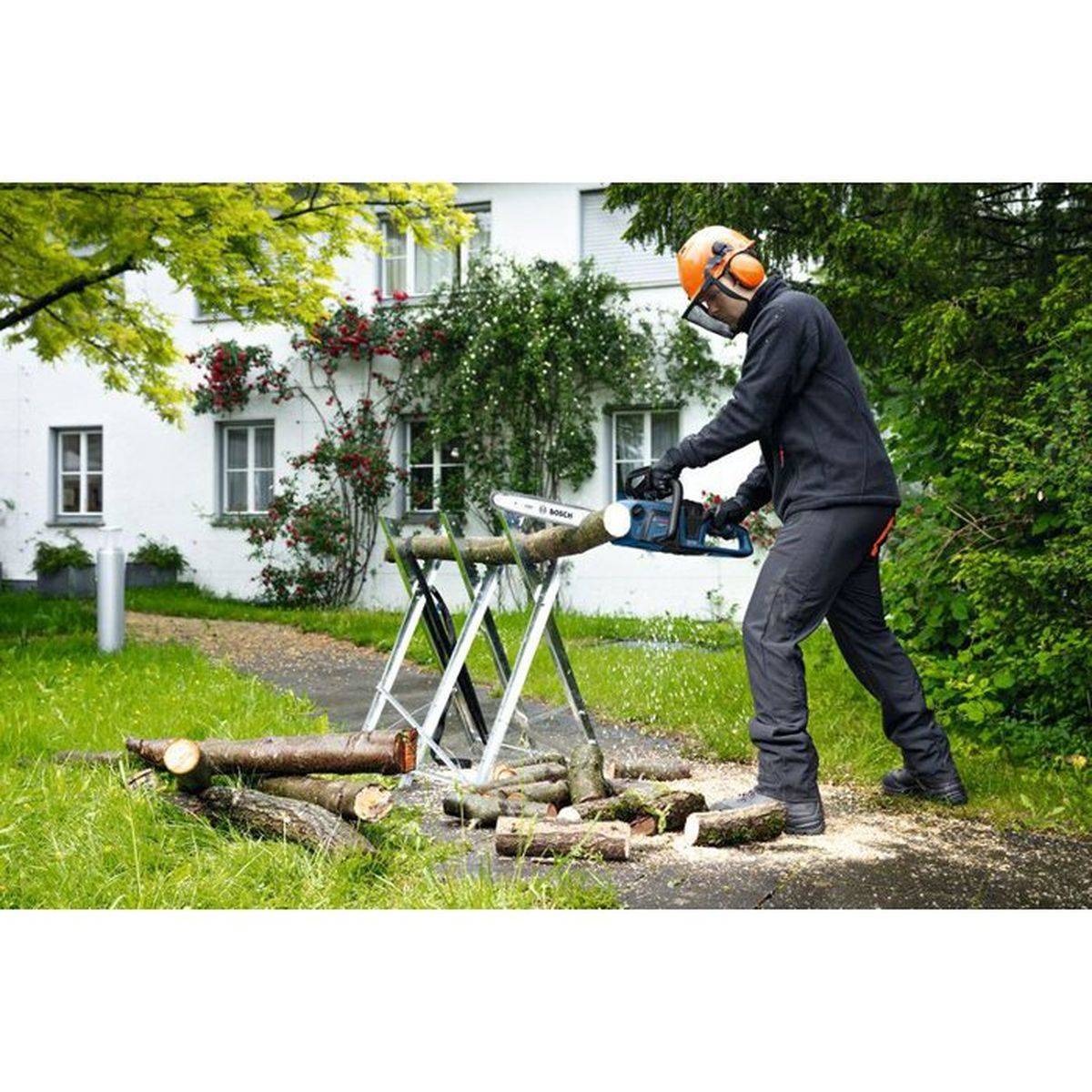 Bosch - Tronçonneuse sans fil BOSCH PROFESSIONAL - GKE 18V-40 - 18V - Avec 1 batterie Expert 5.5Ah + chargeur - Image 8