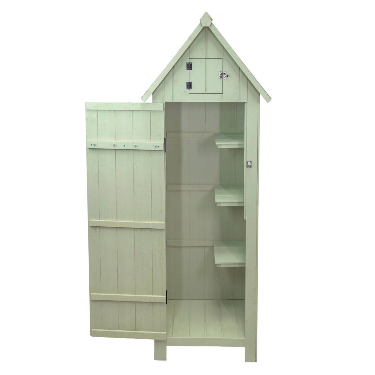 Monstershop - Abri de Jardin en Bois - Vert - Imagen 3