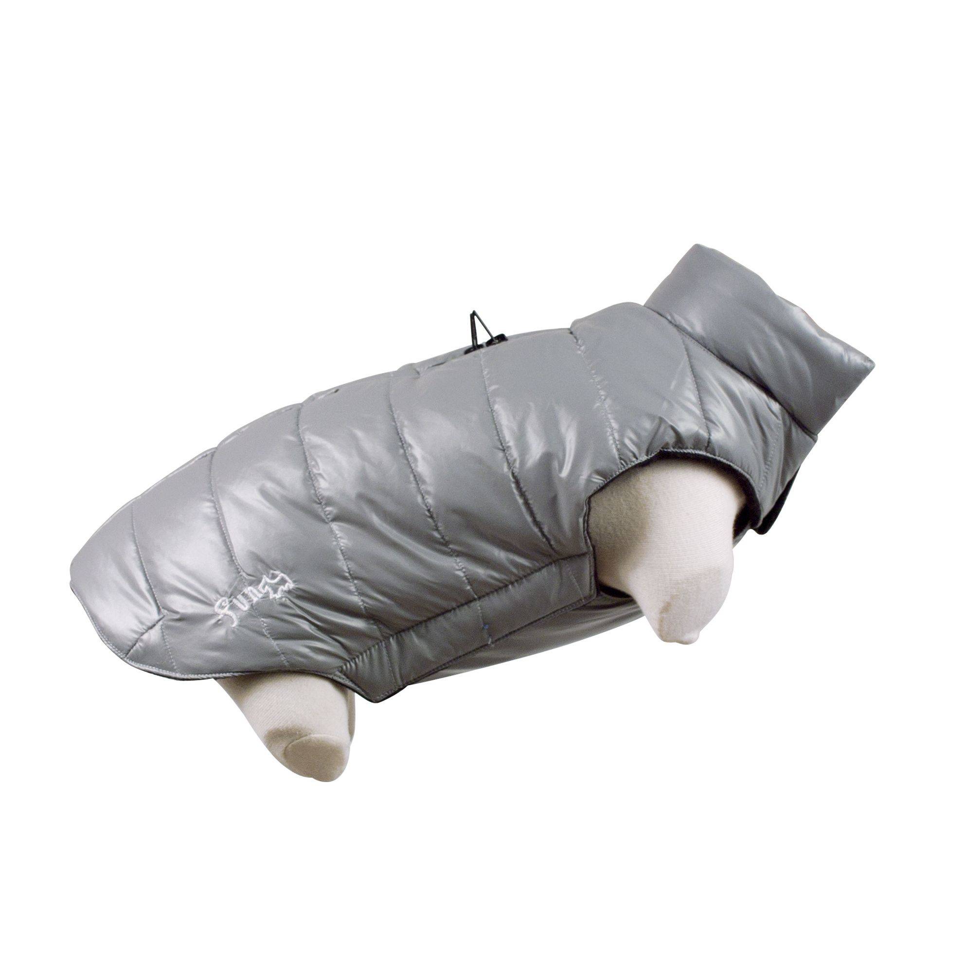 Doudoune Fun Fashion gris argent Taille : T28 DOOGY FASHION