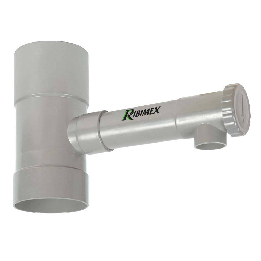 Ribimex - Recuperador de agua diámetro 80 mm con grifo de cierre - Imagen 1