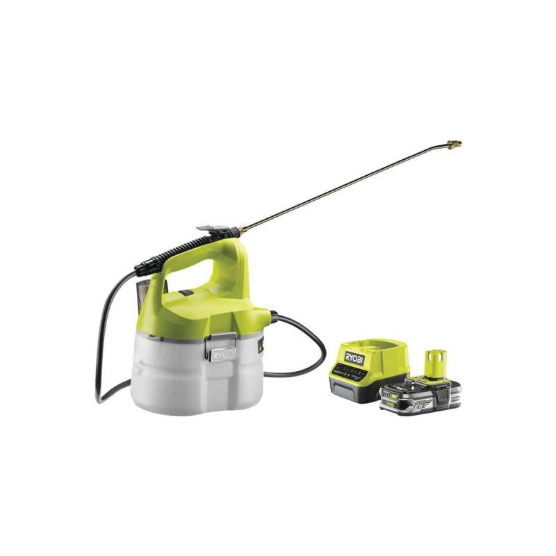 Ryobi - Pack RYOBI pulvérisateur 18V One+ 3,5L OWS1880 - 1 batterie 2.5Ah - 1 chargeur rapide 2.0Ah RC18120-125 - Image 1