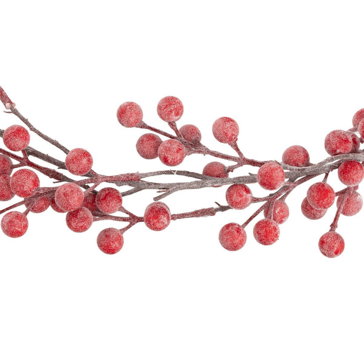 Atmosphera - Guirlande baies rouges 1,9m - Atmosphera Créateur d'intérieur - Imagen 2