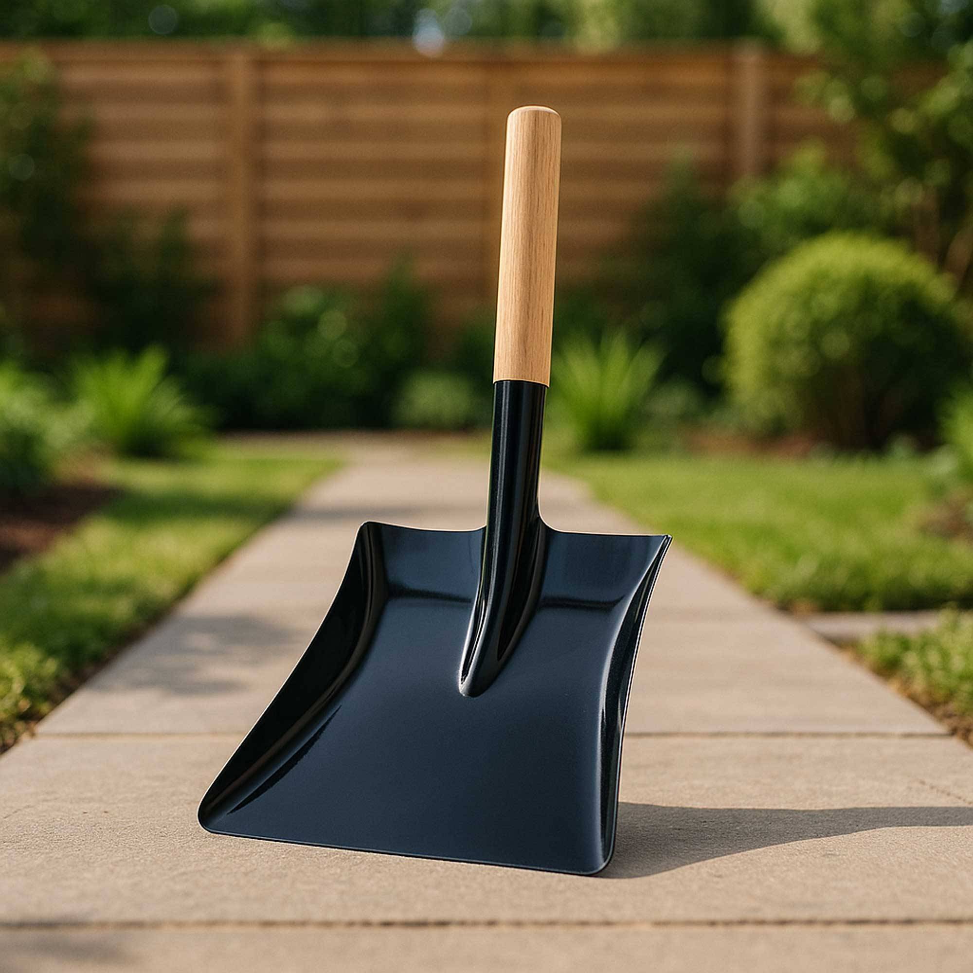 Pelle à cendre en métal et manche bois WERKA PRO - 23 cm - Image 3
