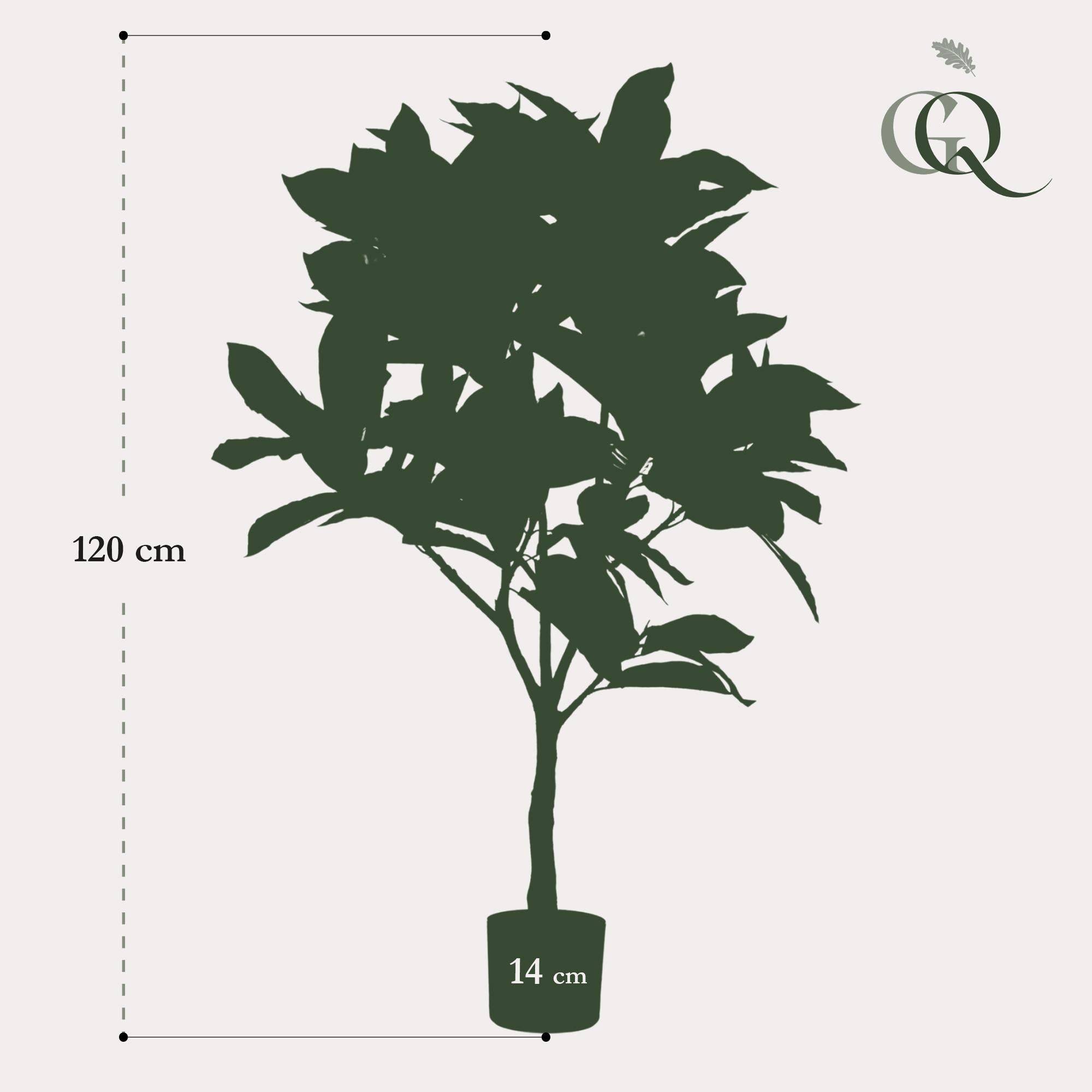 La Green Touch - Croton Codiaeum plante artificielle- La Green Touch - Imagen 3