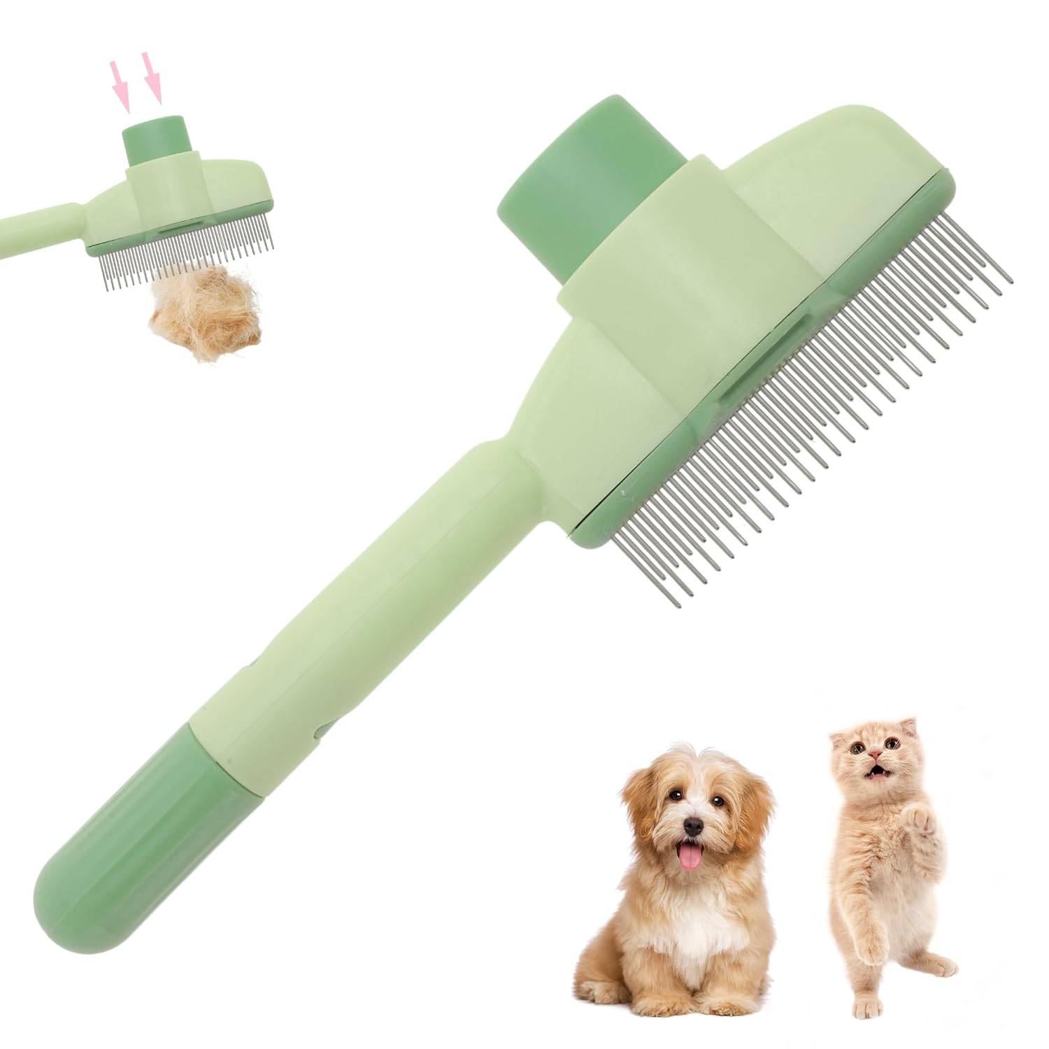 DtopbuyAge - Peigne Autonettoyant pour Chien et Chat DtopbuyAge