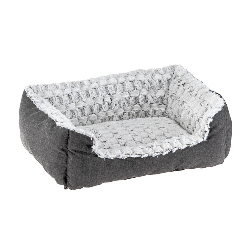 Ferplast - Ferplast Panier Chien Coussin Chien Petite taille Panier Chat Coussin Chat Doux et Confortable 91 x 72 x h 19 cm. Gris - Imagen 1