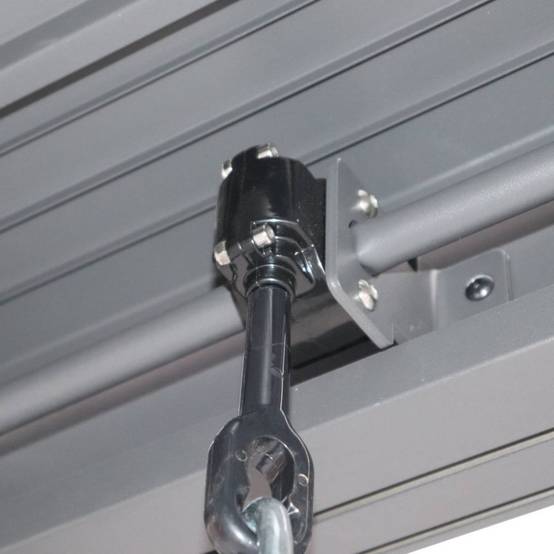 Pergola autoportante Evonis 3x3m gris graphite Hespéride - Image 7