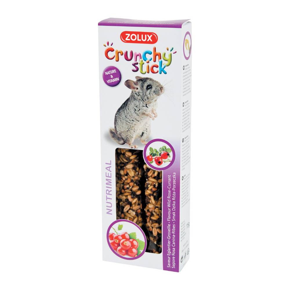 Zolux - Crunchy stick pour chinchillas saveur églantine et groseilles - Image 1