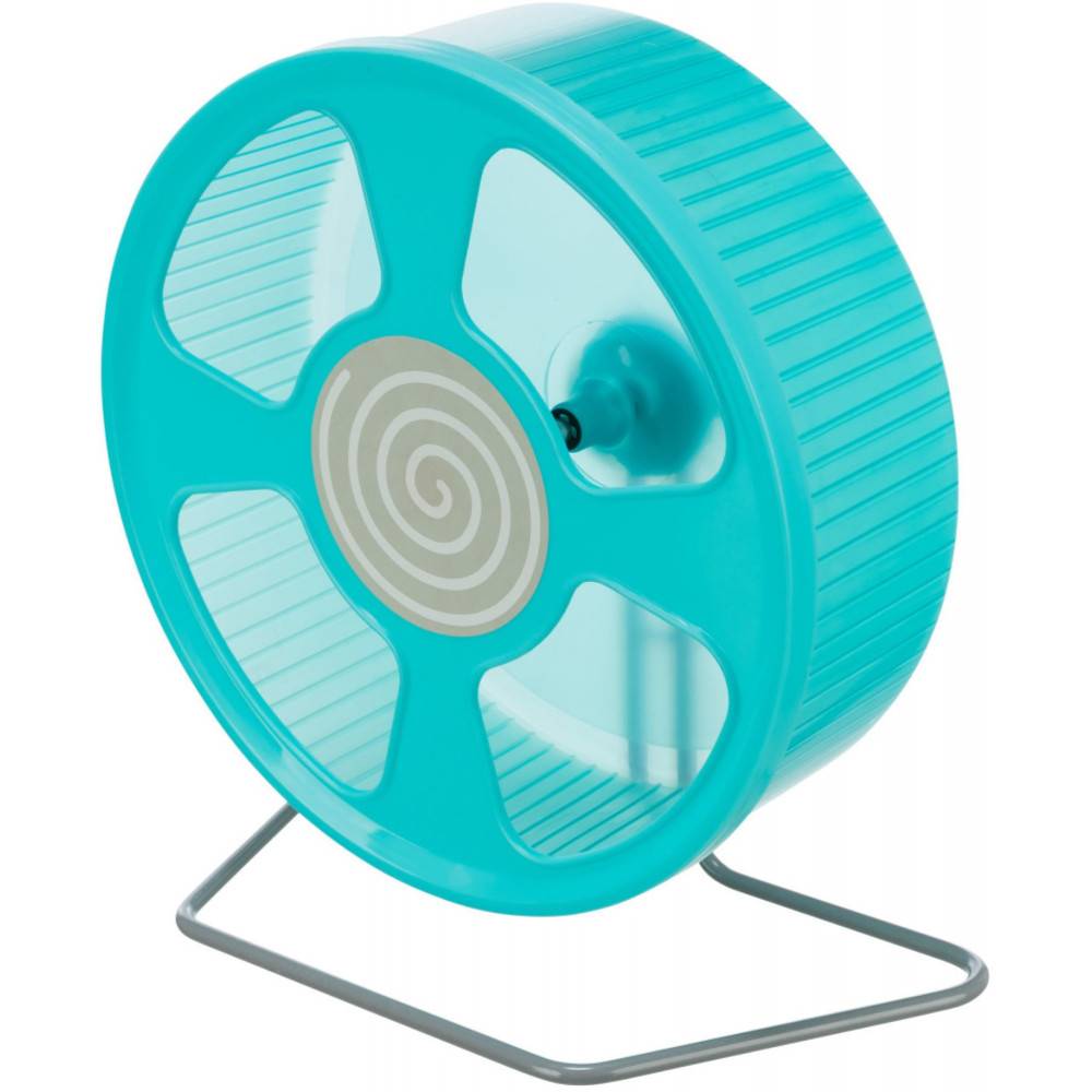 Roue d'exercice taille ø 20 cm, pour petit rongeurs, couleurs aléatoires. - Imagen 1