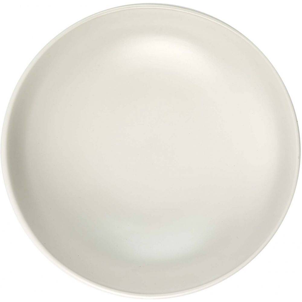 The Home Deco Factory - Saladier en grès 25 cm Portofino - blanc - Imagen 3