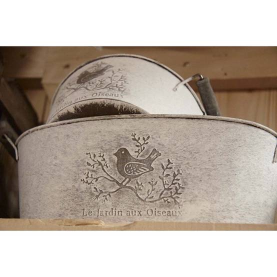 Aubry Gaspard - Jardinière ronde Métal patiné 19 cm - Aubry Gaspard - Image 3