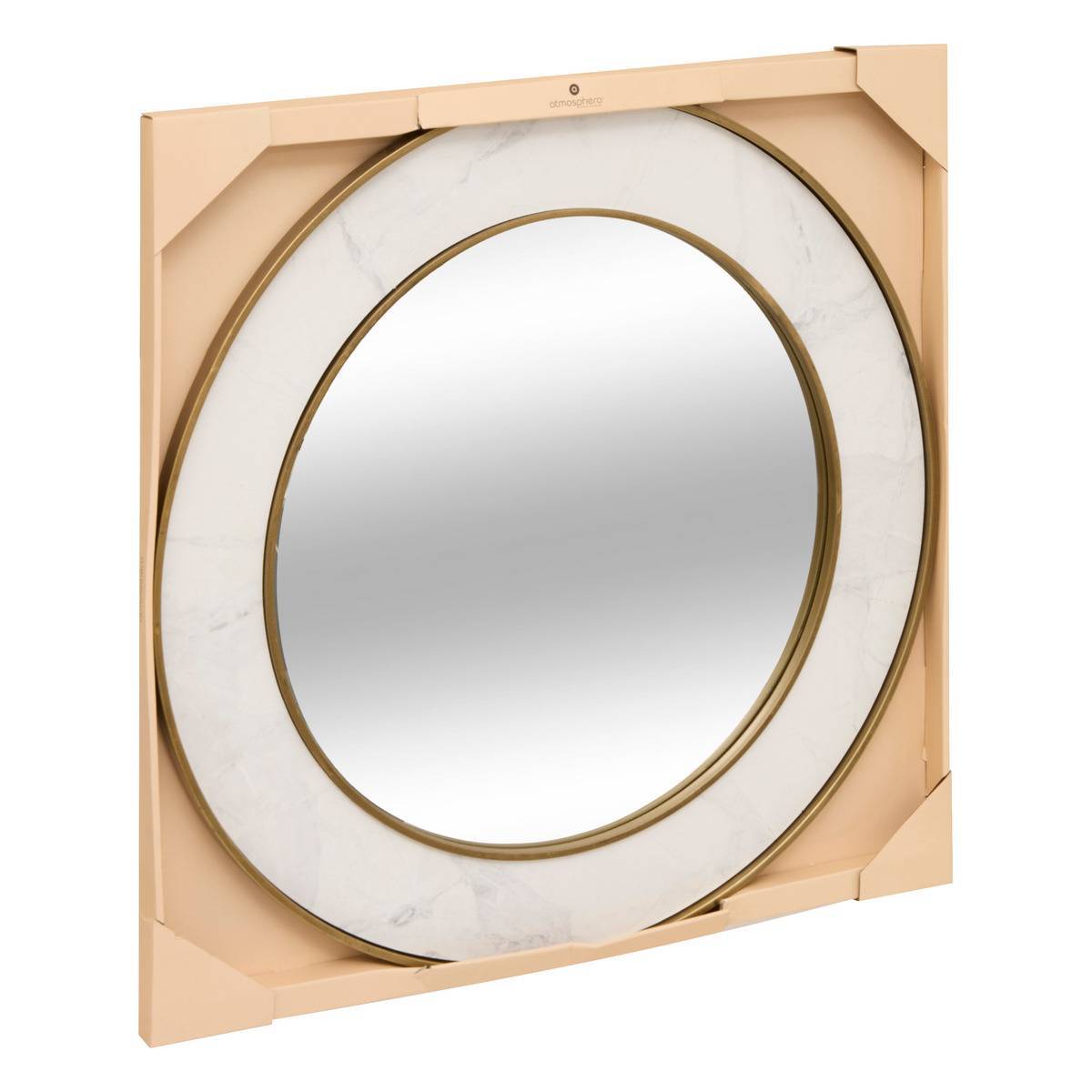 Atmosphera - Miroir "Alisha" blanc D74cm - Atmosphera Créateur d'intérieur - Image 3