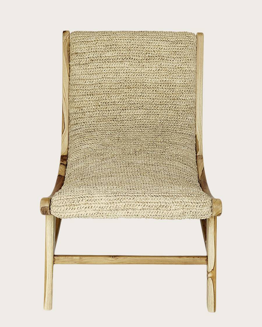 Kaho - Fauteuil en teck massif et corde - UNIQKA - Imagen 4