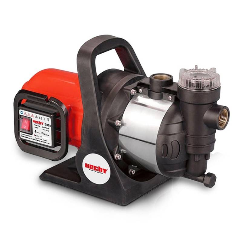 BB Loisir - Hecht 3131 Pompe à eau centrifuge électrique de jardin avec filtre intégré 4,5 bar 1100W 4600L/H