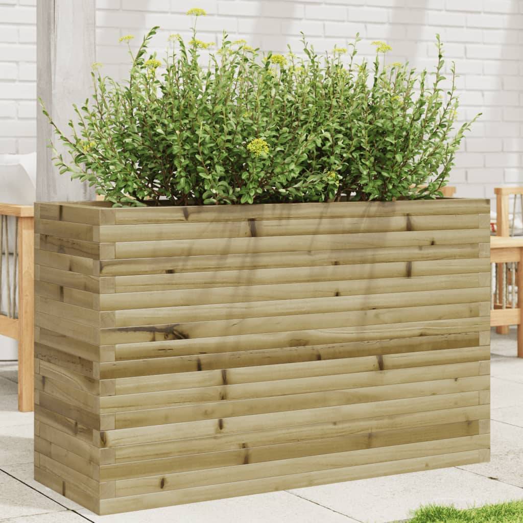Maison Chic - Jardinière, Bac à fleurs, Pot de fleurs 110x40x68,5 cm bois de pin imprégné - Imagen 2