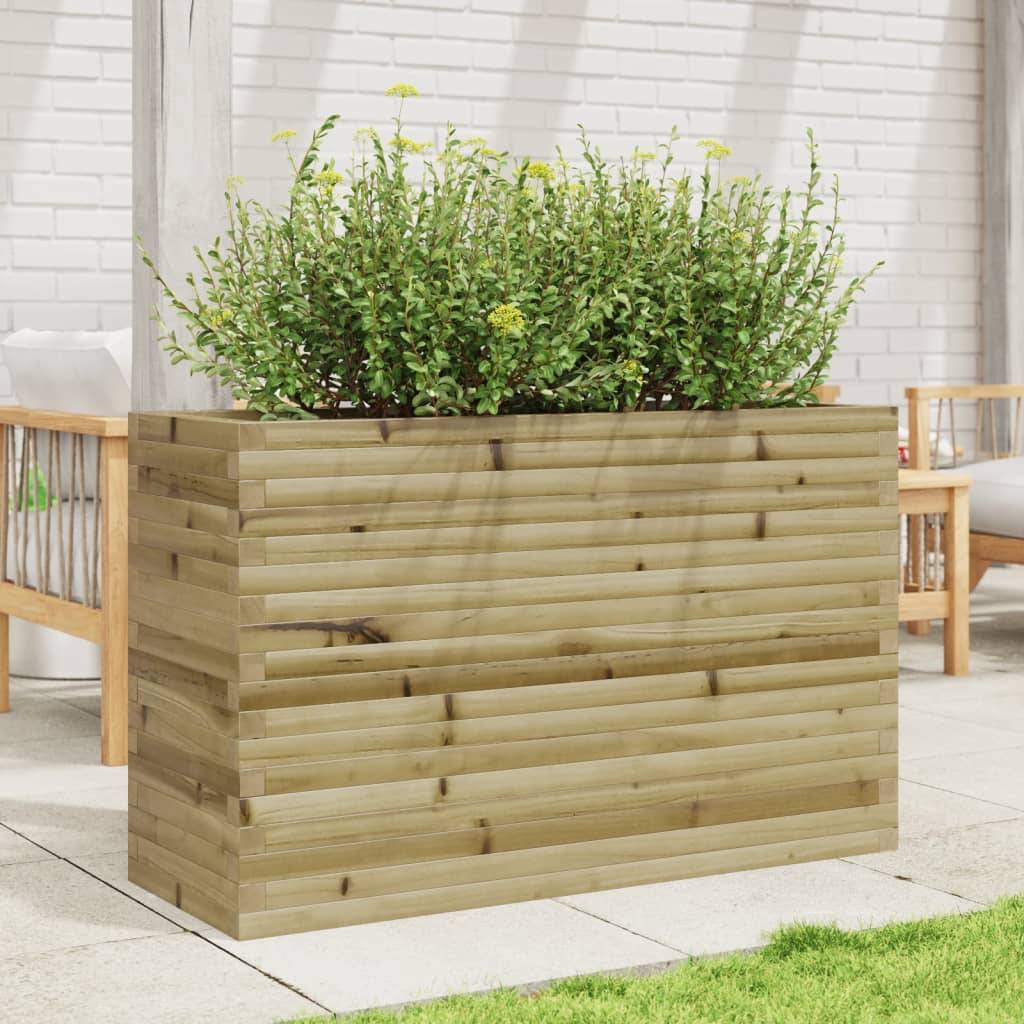 Maison Chic - Jardinière, Bac à fleurs, Pot de fleurs 110x40x68,5 cm bois de pin imprégné - Imagen 3