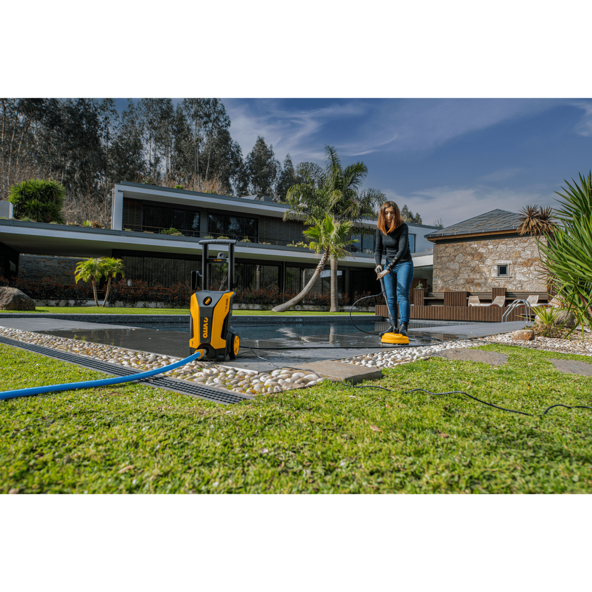 Nettoyeur haute pression 115 bars 1300W Brosse lavage Tuyau 5m Lance turbo + Filtre VITO - Imagen 10