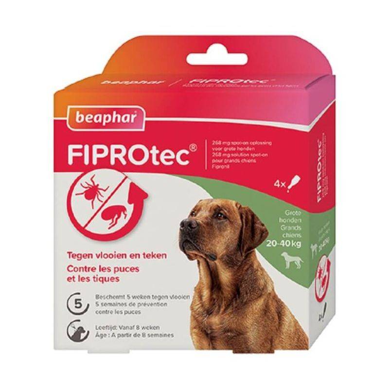FIPROTEC SPOT ON - BEAPHAR 4 pipettes - Imagen 3