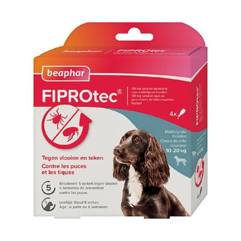 FIPROTEC SPOT ON - BEAPHAR 4 pipettes - Imagen 2