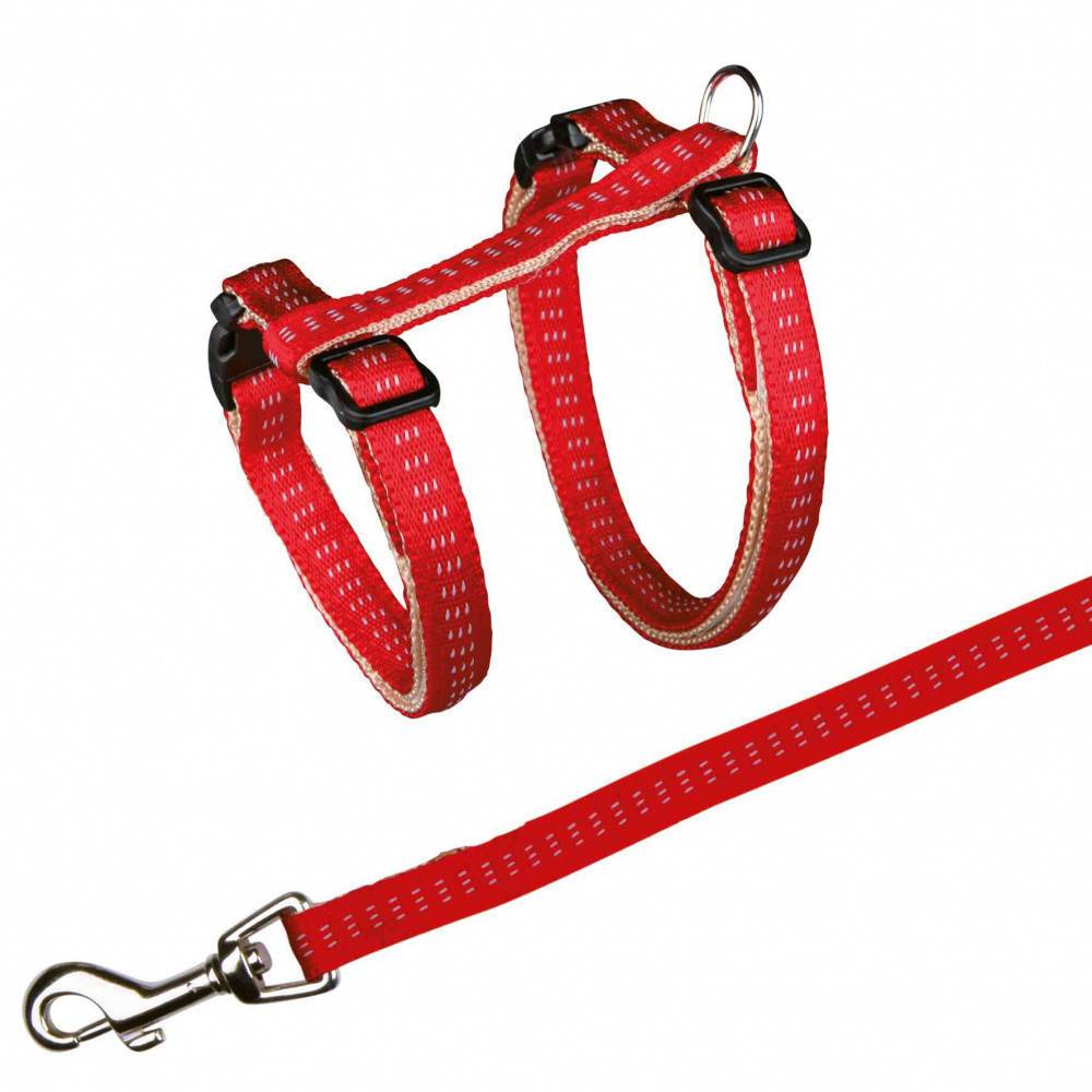 Harnais Softline Elégance 27-44 cm, avec laisse couleurs aléatoires pour chats - Imagen 4