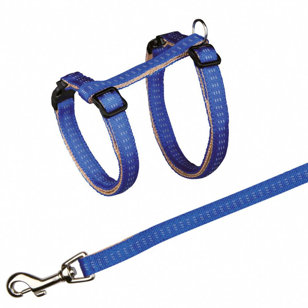 Harnais Softline Elégance 27-44 cm, avec laisse couleurs aléatoires pour chats - Image 1