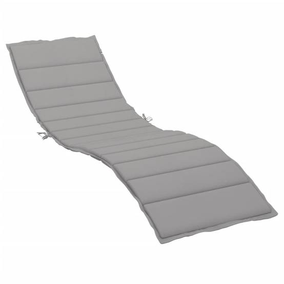PANGIVO - Coussin de chaise longue tissu oxford gris 200 x 50 x 3 cm - PANGIVO - Image 2