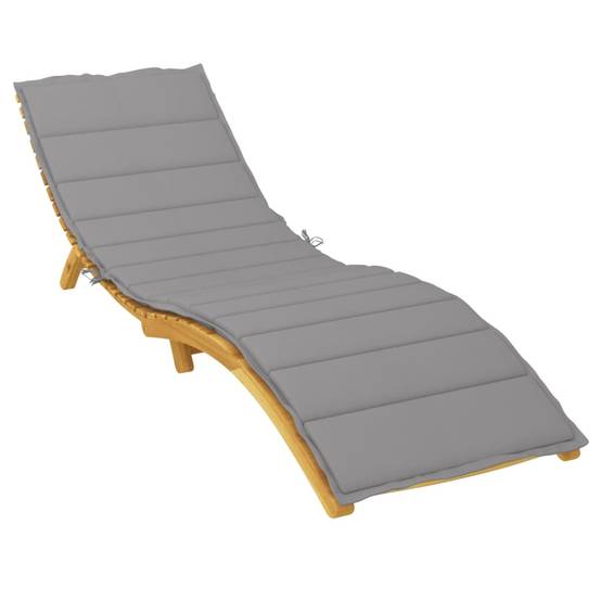 PANGIVO - Coussin de chaise longue tissu oxford gris 200 x 50 x 3 cm - PANGIVO - Image 3