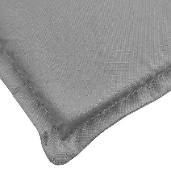 PANGIVO - Coussin de chaise longue tissu oxford gris 200 x 50 x 3 cm - PANGIVO - Image 7