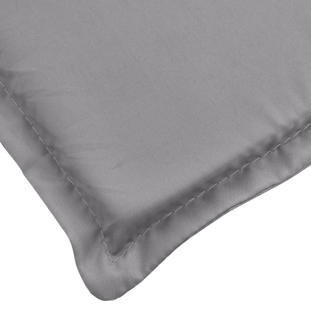 PANGIVO - Coussin de chaise longue tissu oxford gris 200 x 50 x 3 cm - PANGIVO - Image 7