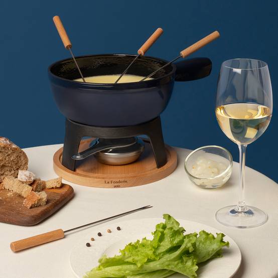 Set à fondue en fonte 6 personnes - MONT JOUX La Fonderie 1890 - Image 7