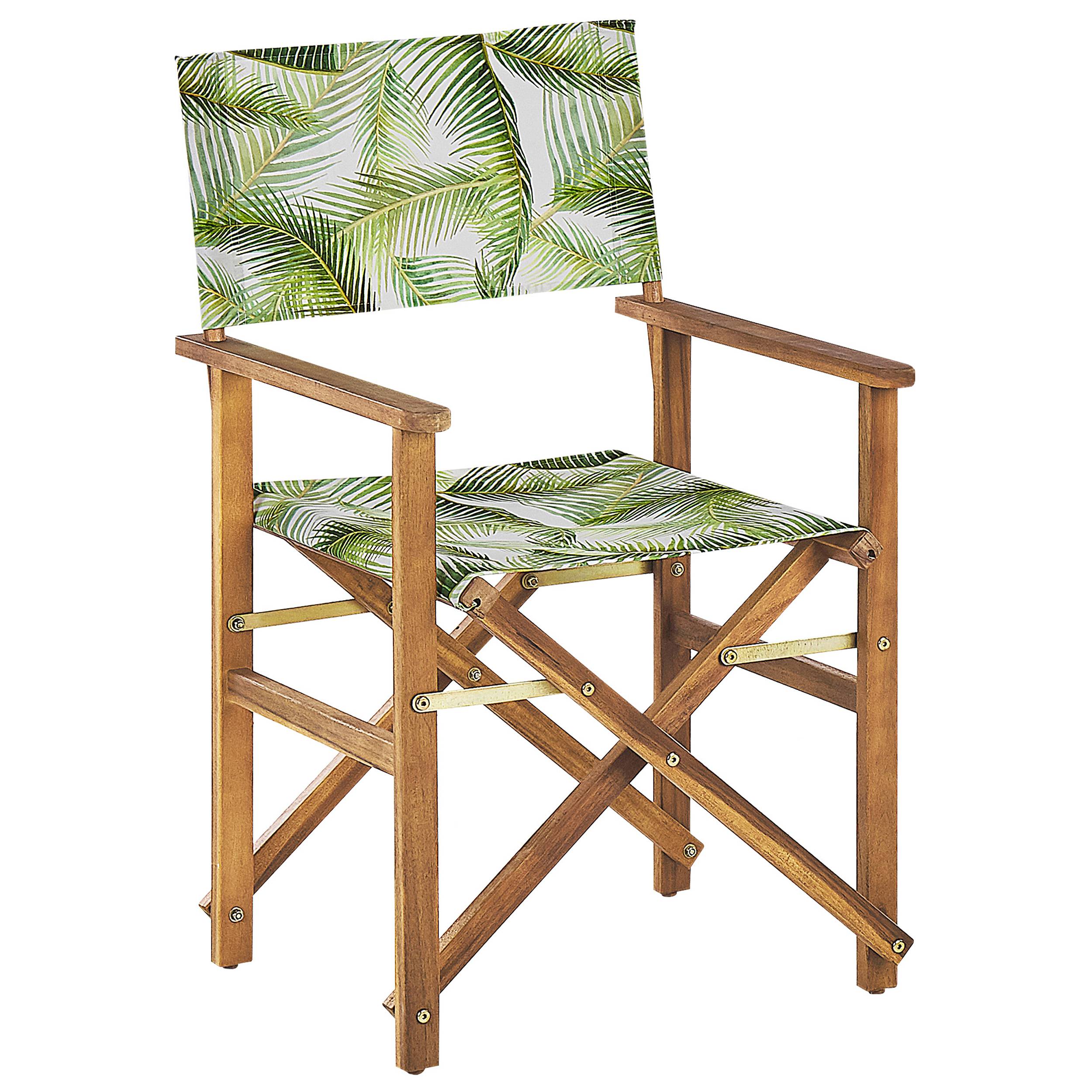 Beliani - Chaise de jardin Tissu Vert clair CINE - Beliani - Imagen 4