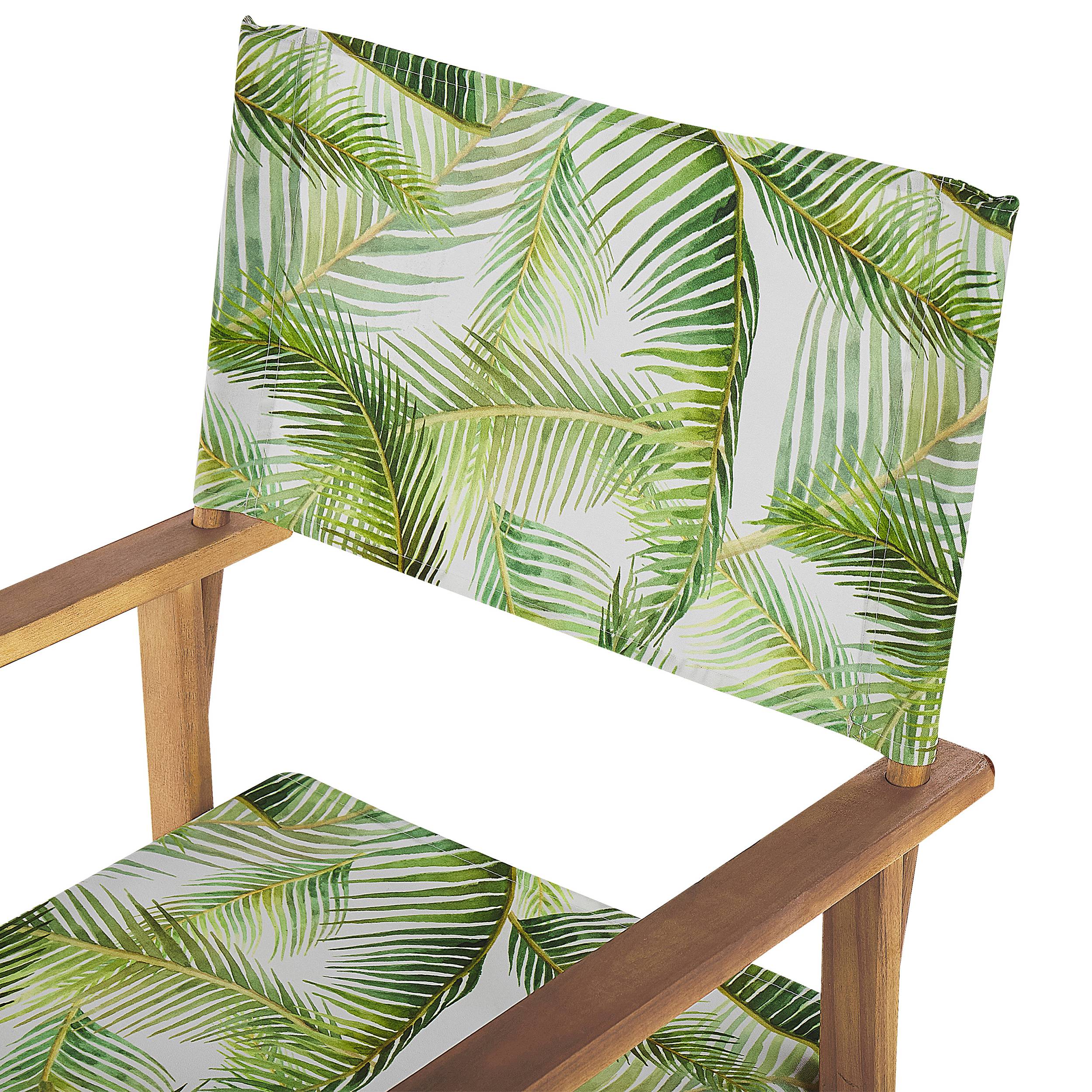 Beliani - Chaise de jardin Tissu Vert clair CINE - Beliani - Imagen 6