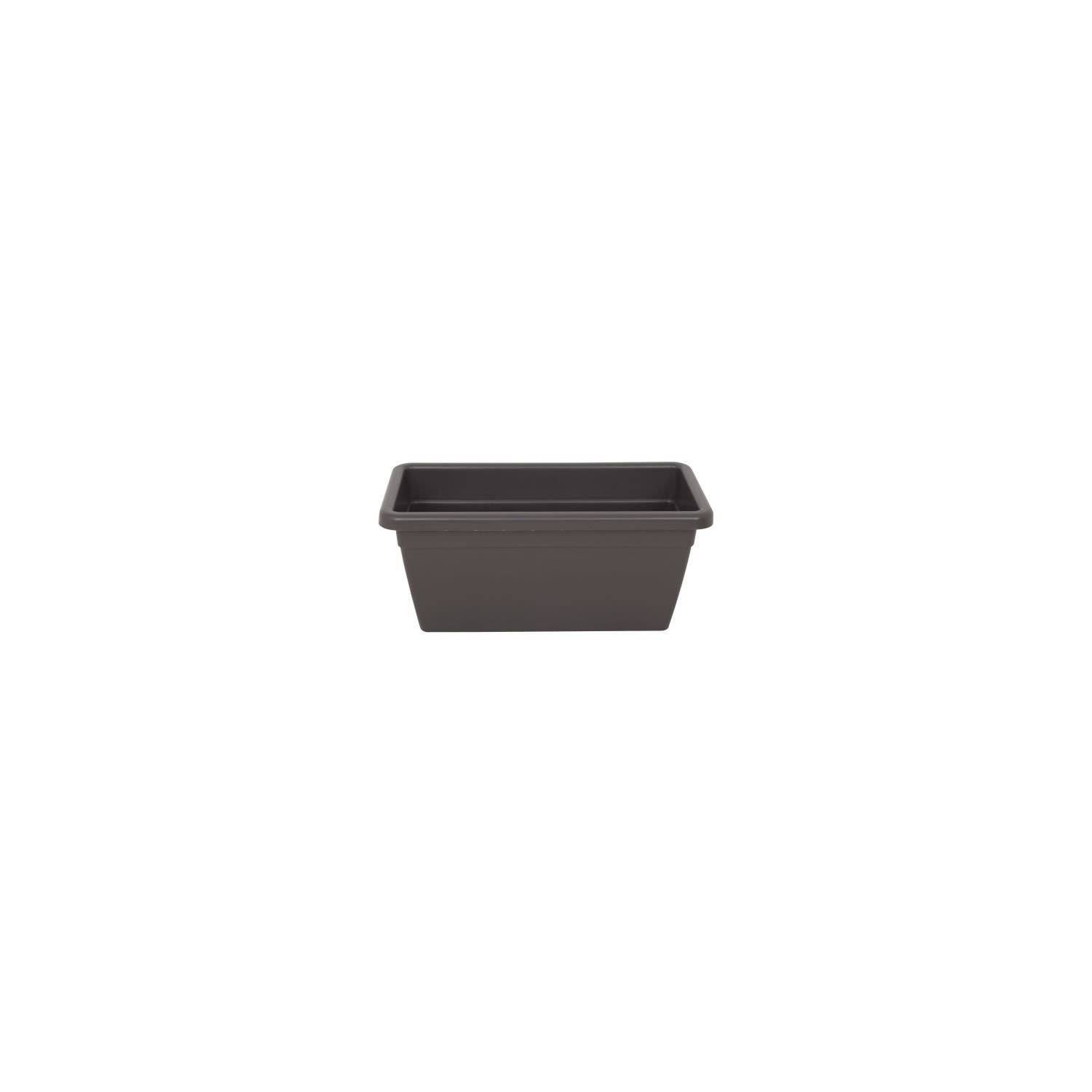 Artevasi - Jardinière Venezia XL Plastique Gris anthracite 30x60 - ARTEVASI