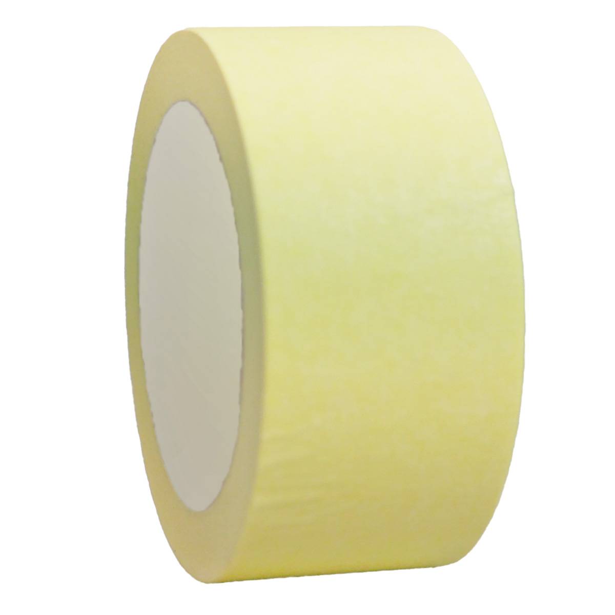 Lot de 36 Rubans de masquage 50 mm x 50 m jusqu'à 80° - Adhésif de masquage jaune pour la peinture TECPLAST - Image 3