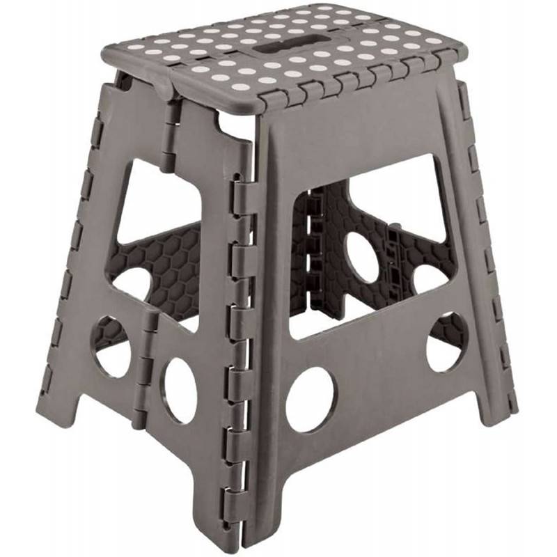 Escalón Plegable 32 cm | Taburete Plegable Antideslizante | Plataforma de Acceso Doméstico Estable para Alcanzar Muebles Estantes Armarios- VENTEO
