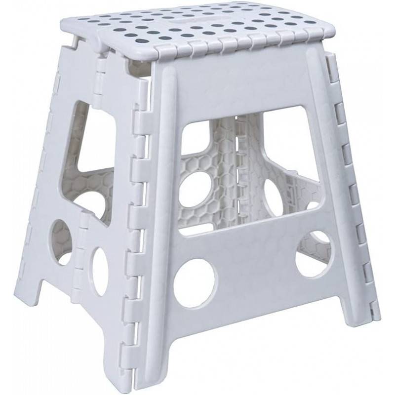 Escalón Plegable 32 cm | Taburete Plegable Antideslizante | Plataforma de Acceso Doméstico Estable para Alcanzar Muebles Estantes Armarios- VENTEO - Imagen 5