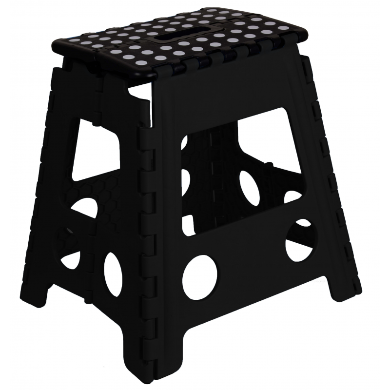 Escalón Plegable 32 cm | Taburete Plegable Antideslizante | Plataforma de Acceso Doméstico Estable para Alcanzar Muebles Estantes Armarios- VENTEO - Imagen 4