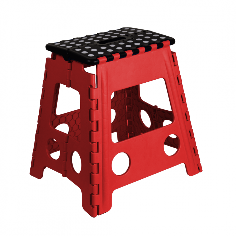 Escalón Plegable 32 cm | Taburete Plegable Antideslizante | Plataforma de Acceso Doméstico Estable para Alcanzar Muebles Estantes Armarios- VENTEO - Imagen 6