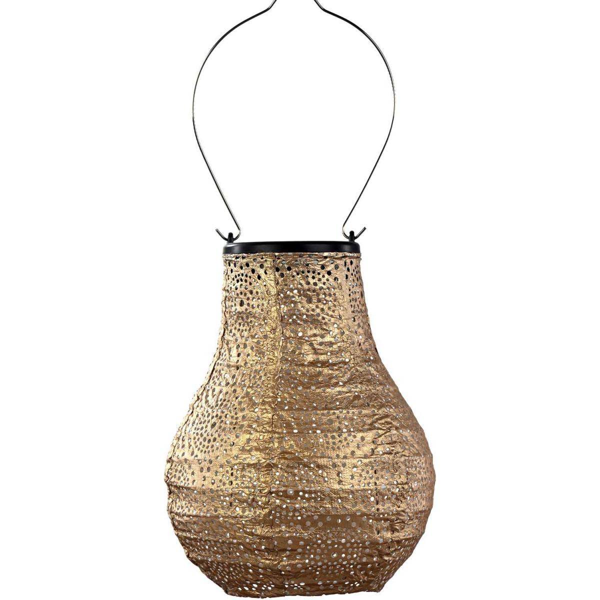 Lumiz - Lanterne solaire Bulb 16 cm Occult - Doré
